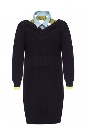 Woven dress with a cut-out, zdjęcie 1 Woven dress with a cut-out od Diesel